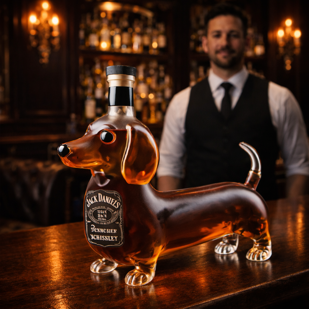 Douglas | Jack Daniel's Whisky Bottle Dachshund Design