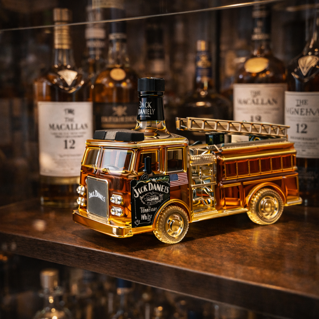 James | Whisky Bottle Jack Daniel Firefighter Design