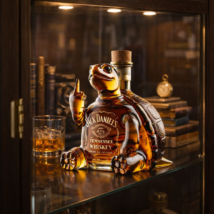 Paul |  Jack Daniel's Whisky Bottle Turtle Design