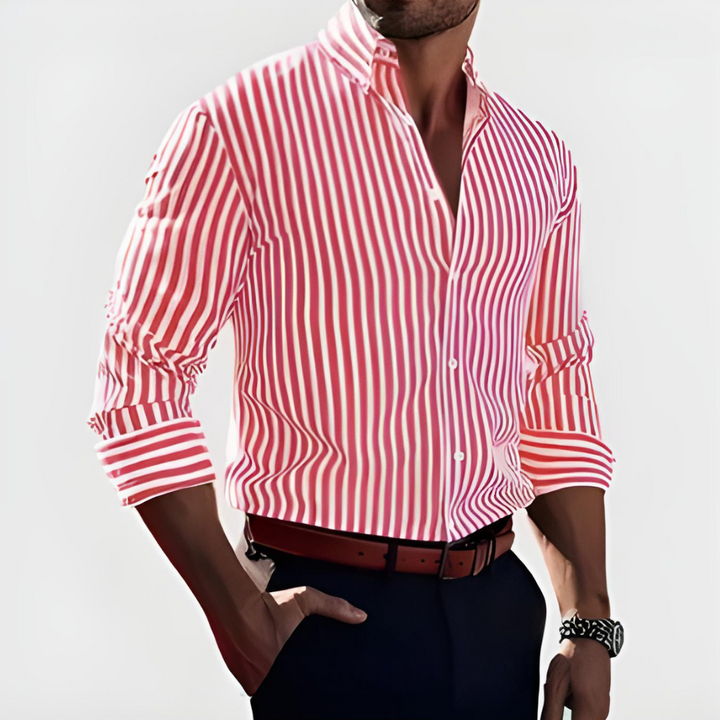 Brandon | Striped Button-Down Shirt
