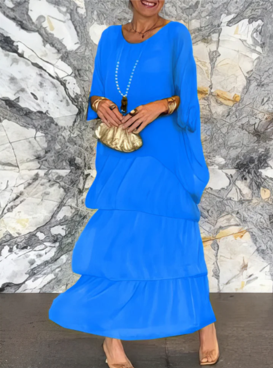 Caroline | Elegant Flowing Maxi Dress