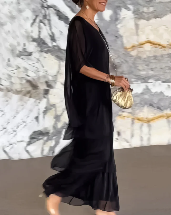 Caroline | Elegant Flowing Maxi Dress