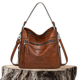 Selena | Classic Retro Zipper Shoulder Bag