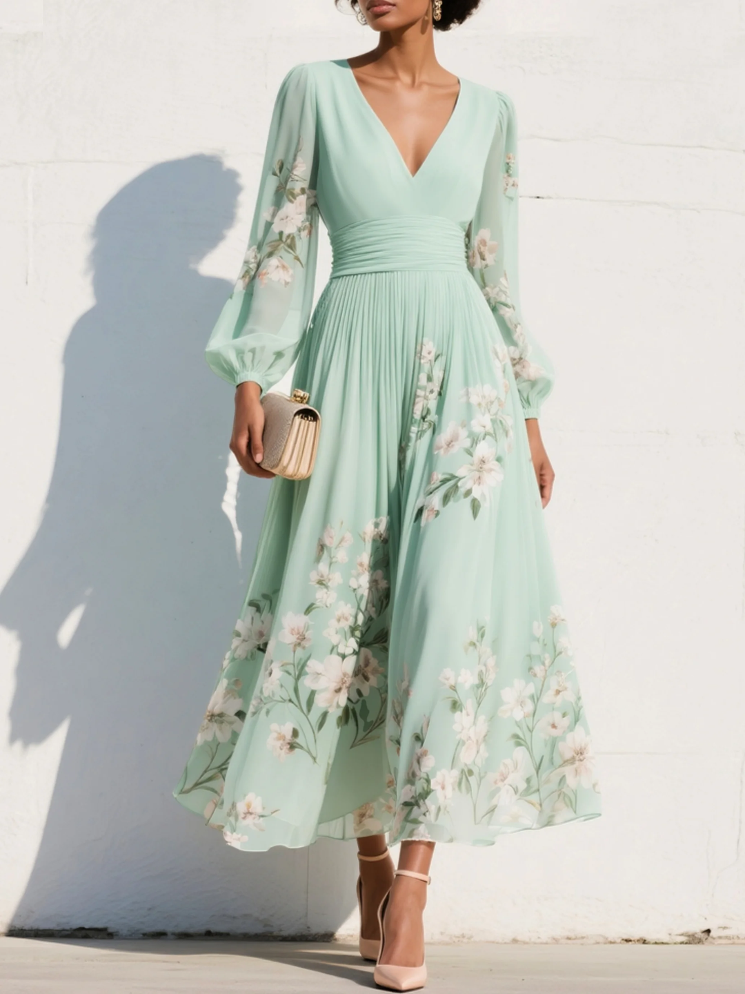 monroe chiffon dress Monroe Crepe Dress