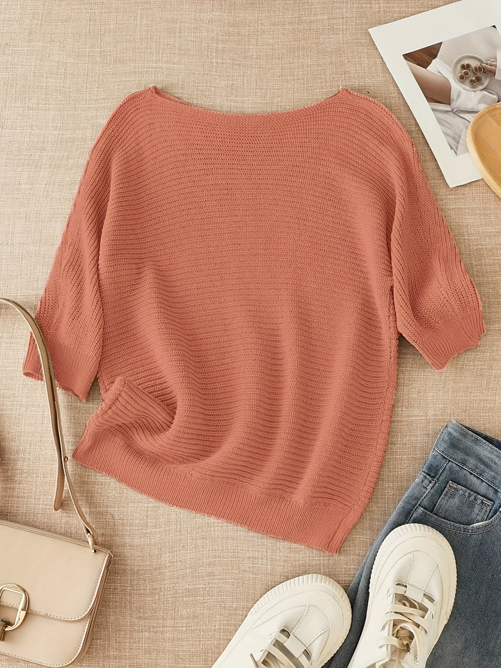 Lena | Relaxed Open-Knit Sweater