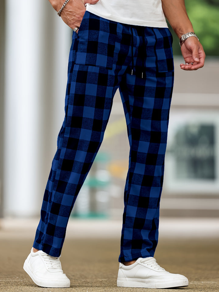 Damon | Relaxed Plaid Lounge Pants