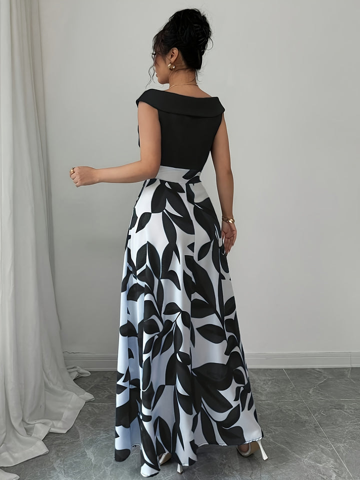 Lucille | Elegant Floral Maxi Dress