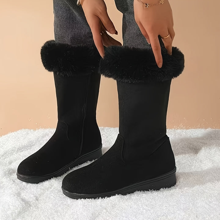Estelle | Cozy Cuffed Winter Boots