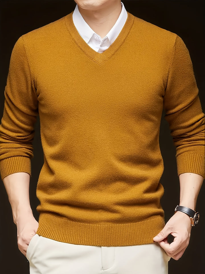 Hugh | Refined V-Neck Sweater