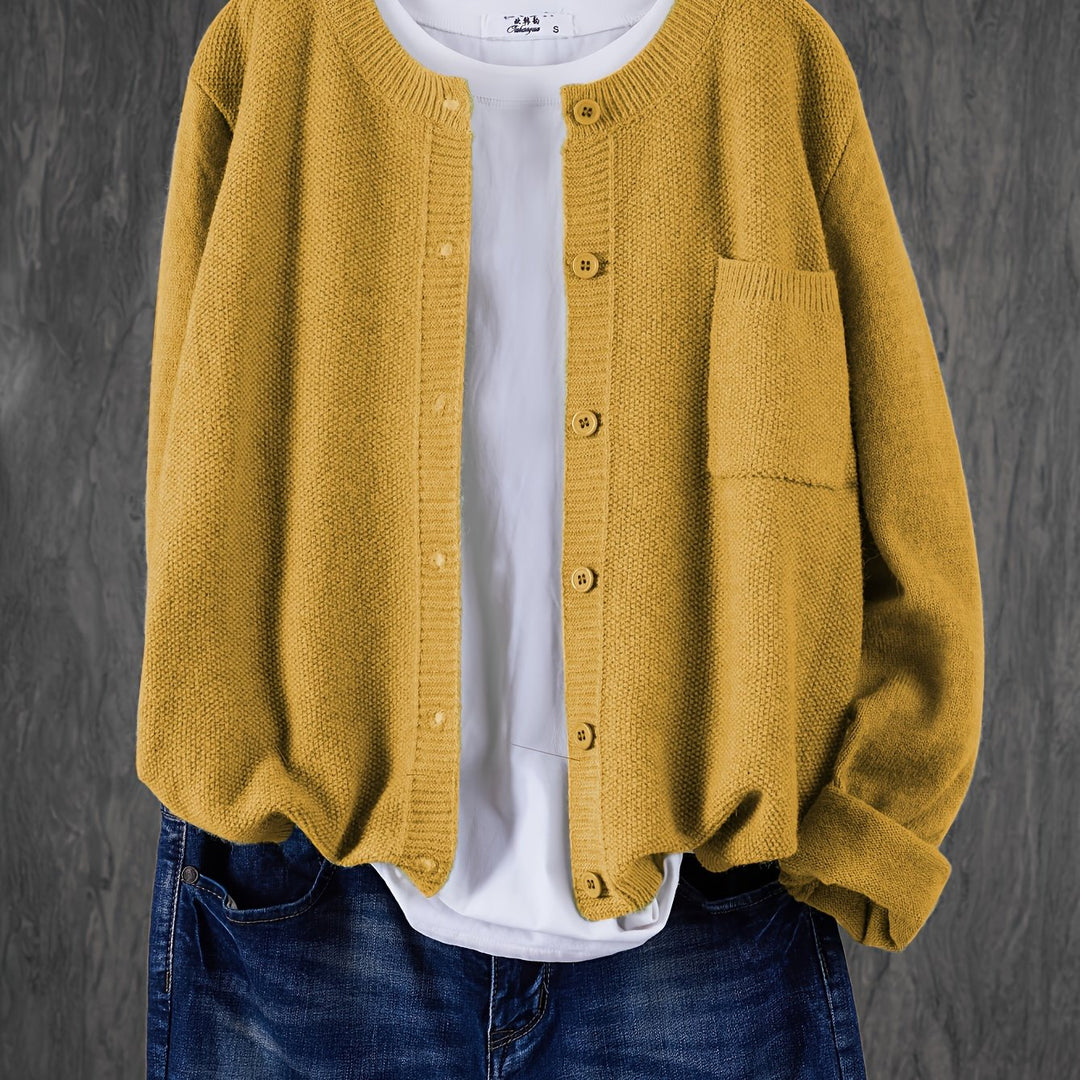 Tabitha | Button-Front Open Cardigan