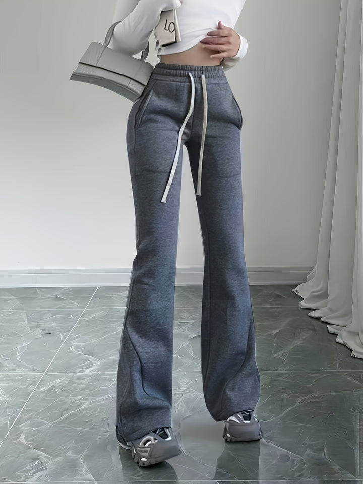 Gemma | High-Waist Flared Lounge Pants
