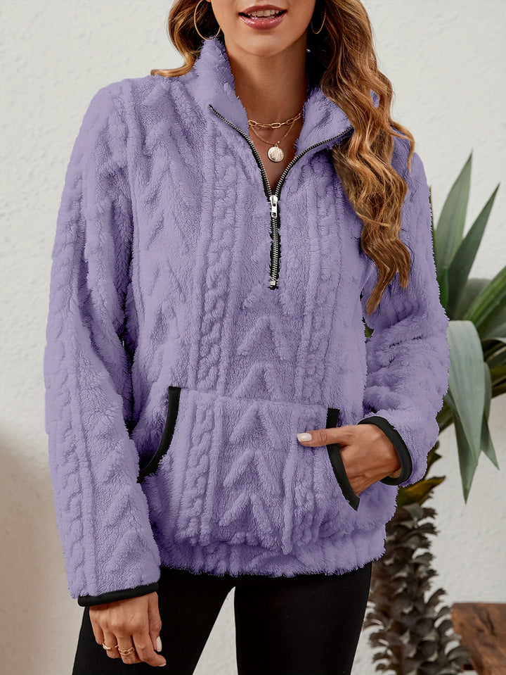 Delilah | Cozy Half-Zip Pullover
