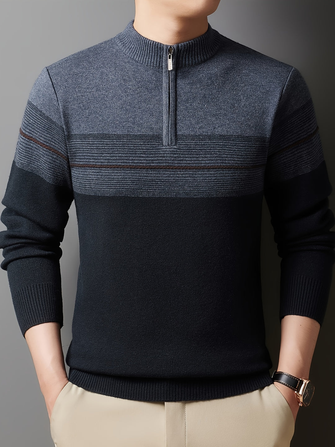 Oscar | Zip-Neck Sweater