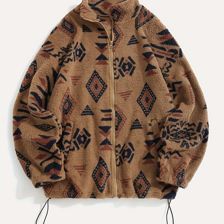 Carmen | Patterned Zip-Up Jacket