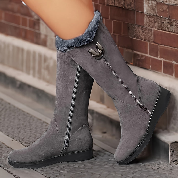 Estelle | Cozy Cuffed Winter Boots