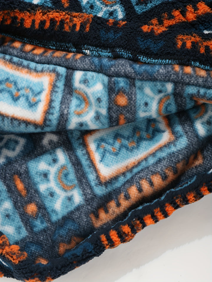 Ashton | Patterned Hooded Sweatshirt