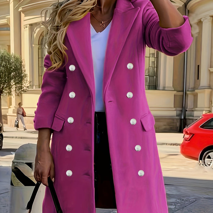 Annette | Double-Breasted Longline Coat