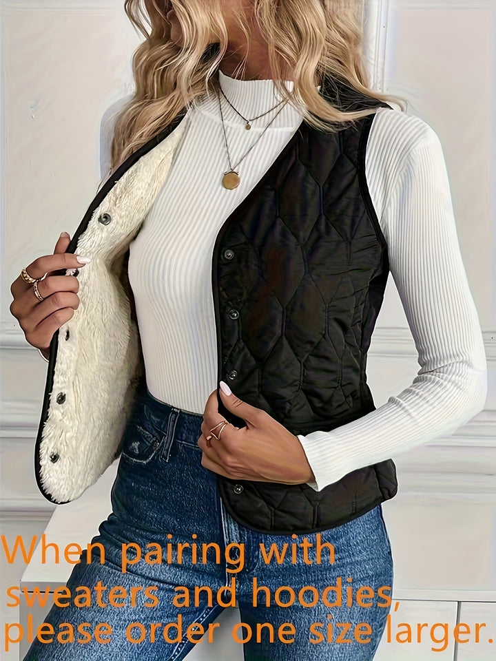 Kendra | Reversible Quilted Vest