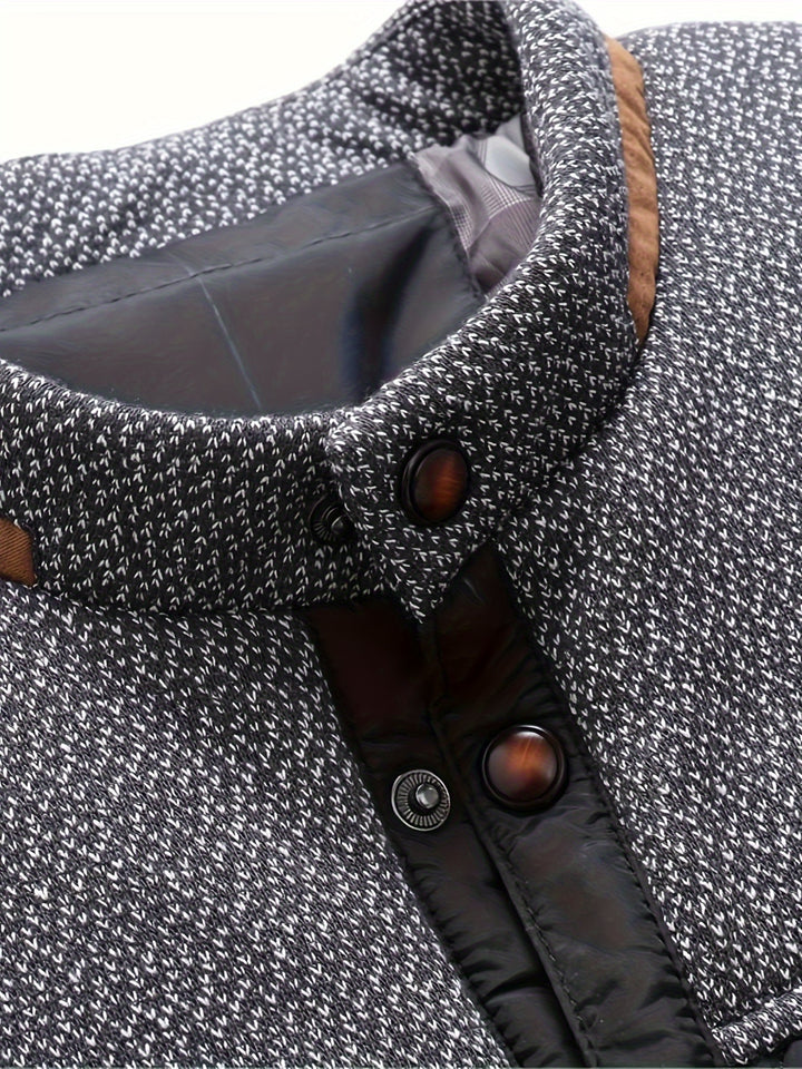 Gideon | Quilted Stand-Collar Jacket