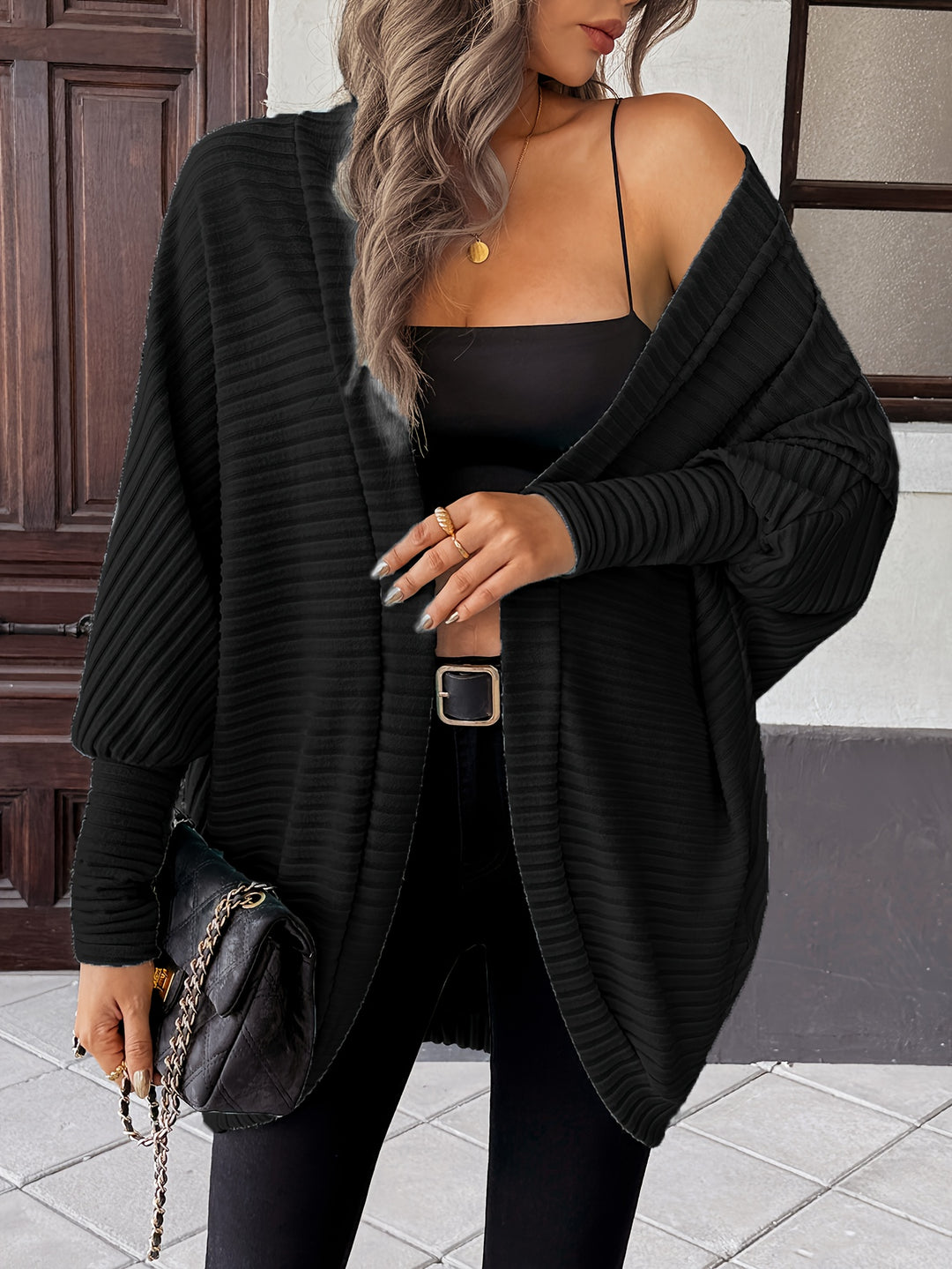 Odette | Relaxed Open-Front Cardigan
