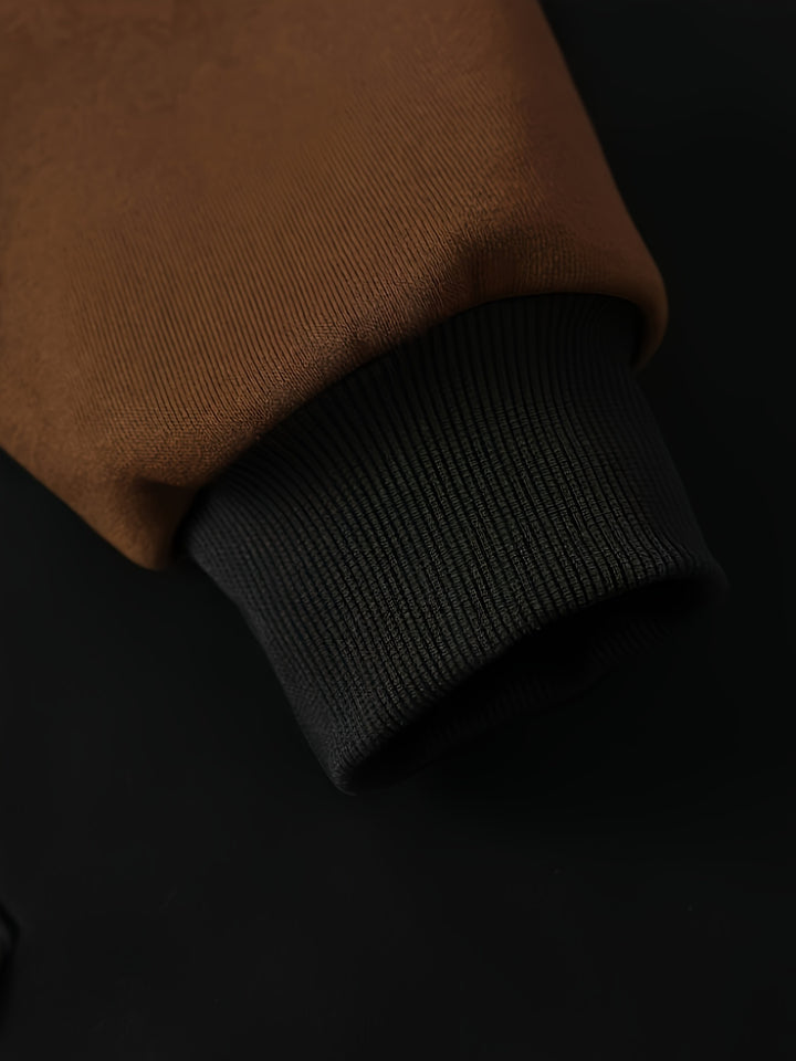 Cedric | Color Block Zip-Up Hoodie