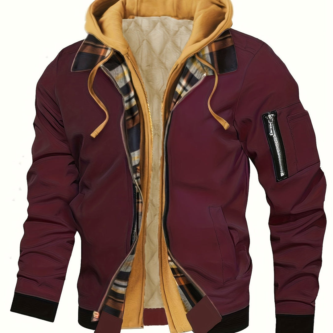 Bryson | Hooded Warm-Lined Zip Jacket
