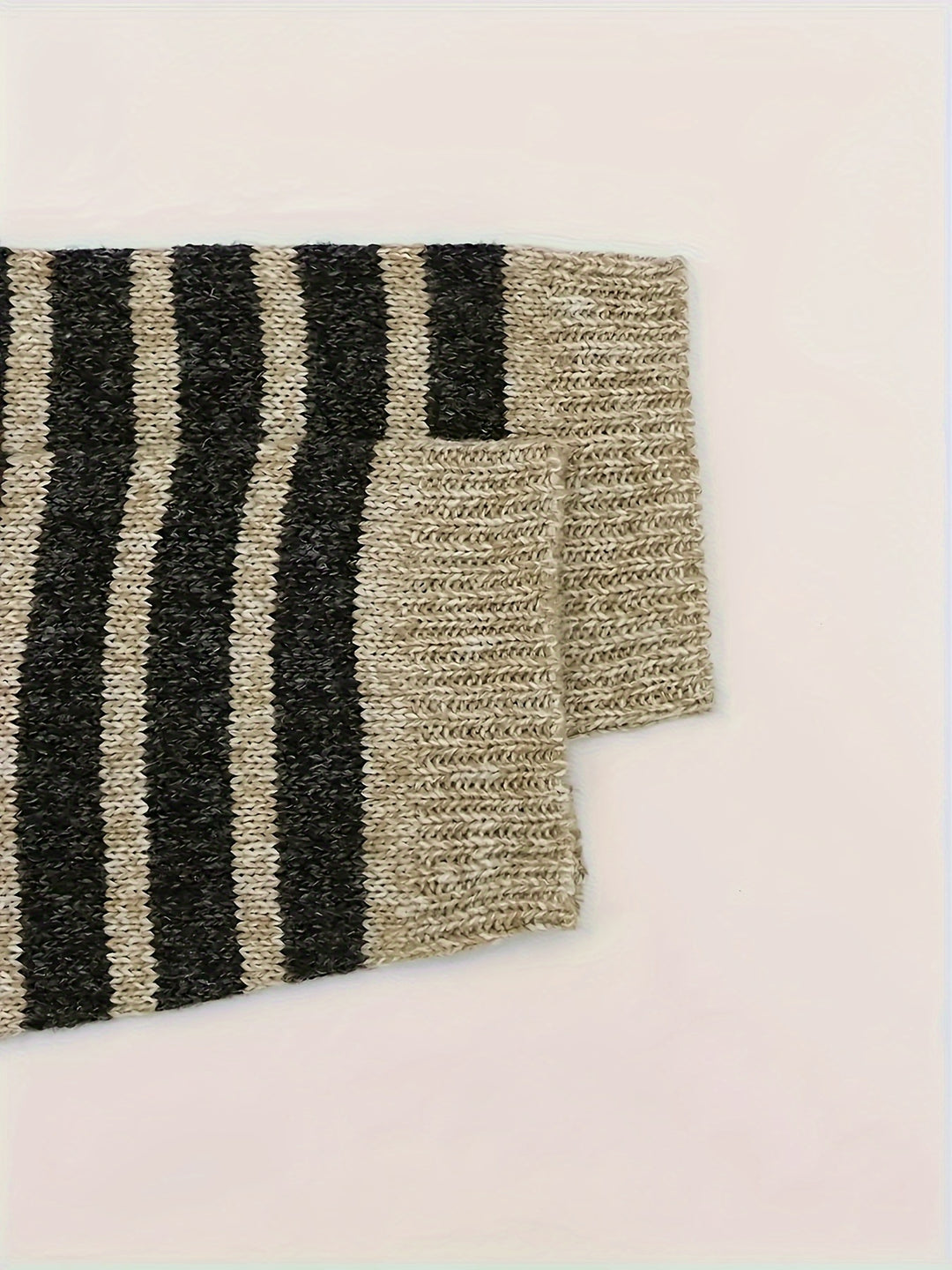Geraldine | Relaxed High-Neck Striped Sweater