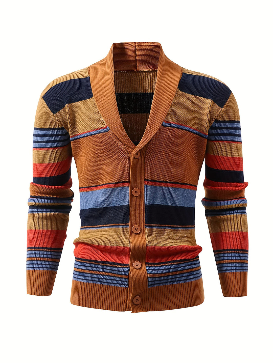 Rensley | Classic Striped Knit Cardigan