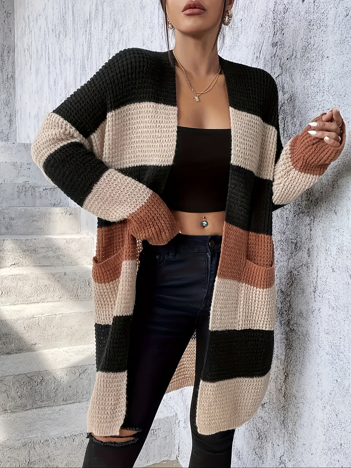 Rosalie | Colorblock Longline Cardigan