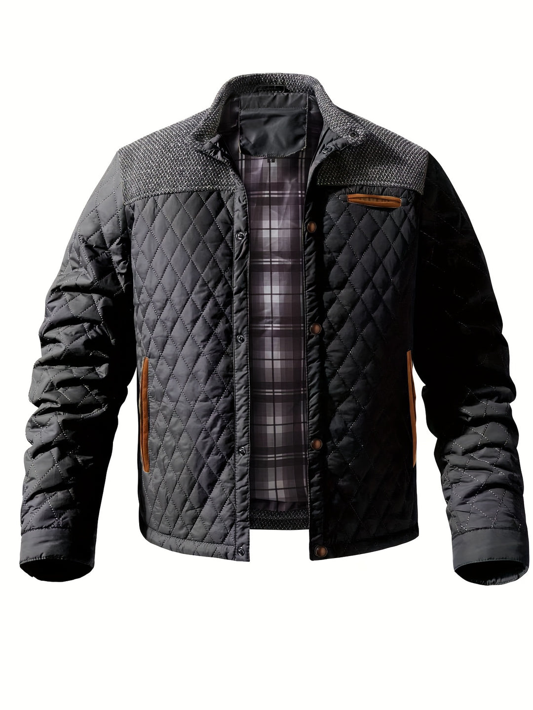 Gideon | Quilted Stand-Collar Jacket