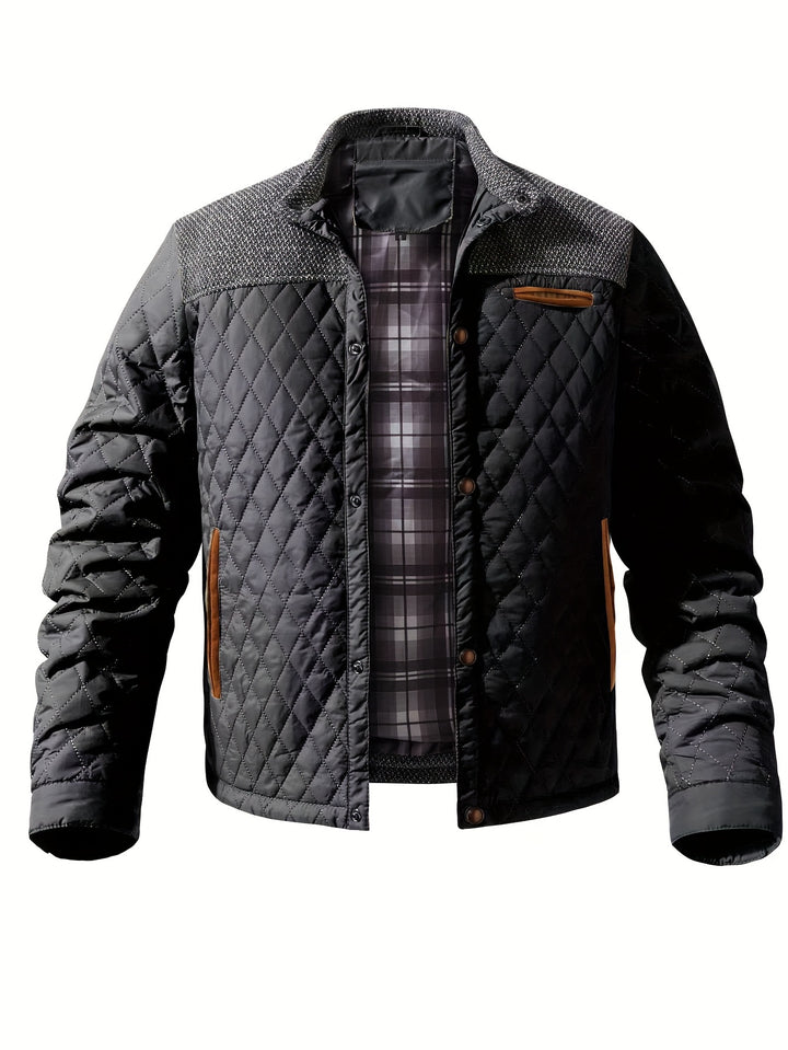 Gideon | Quilted Stand-Collar Jacket