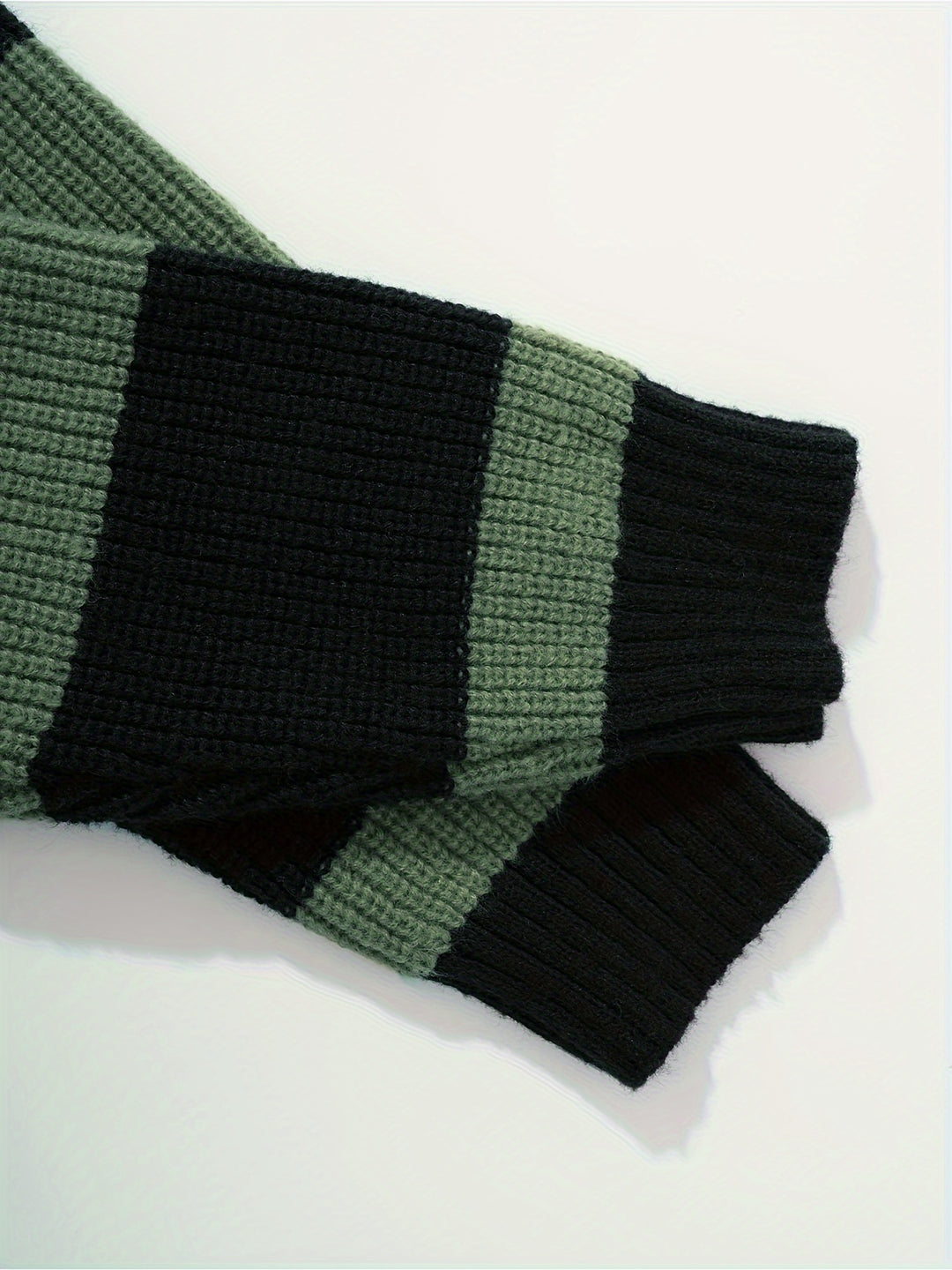Sawyer | Color-Blocked Button-Neck Sweater