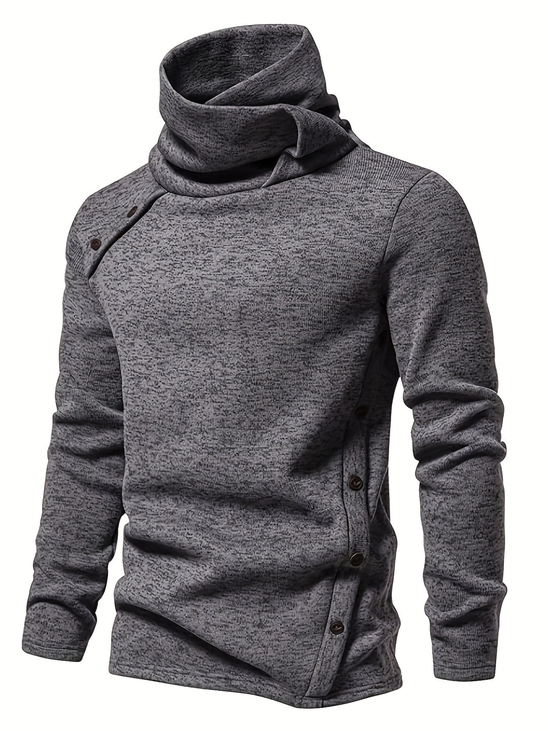 Nash | Slouchy Collar Button-Up Sweater