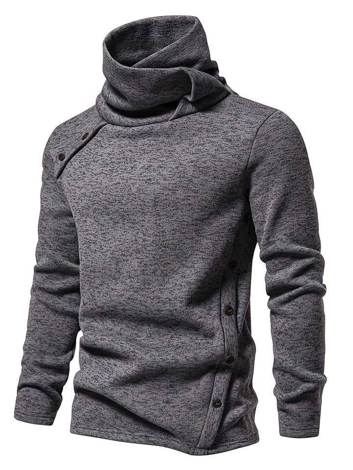 Nash | Slouchy Collar Button-Up Sweater