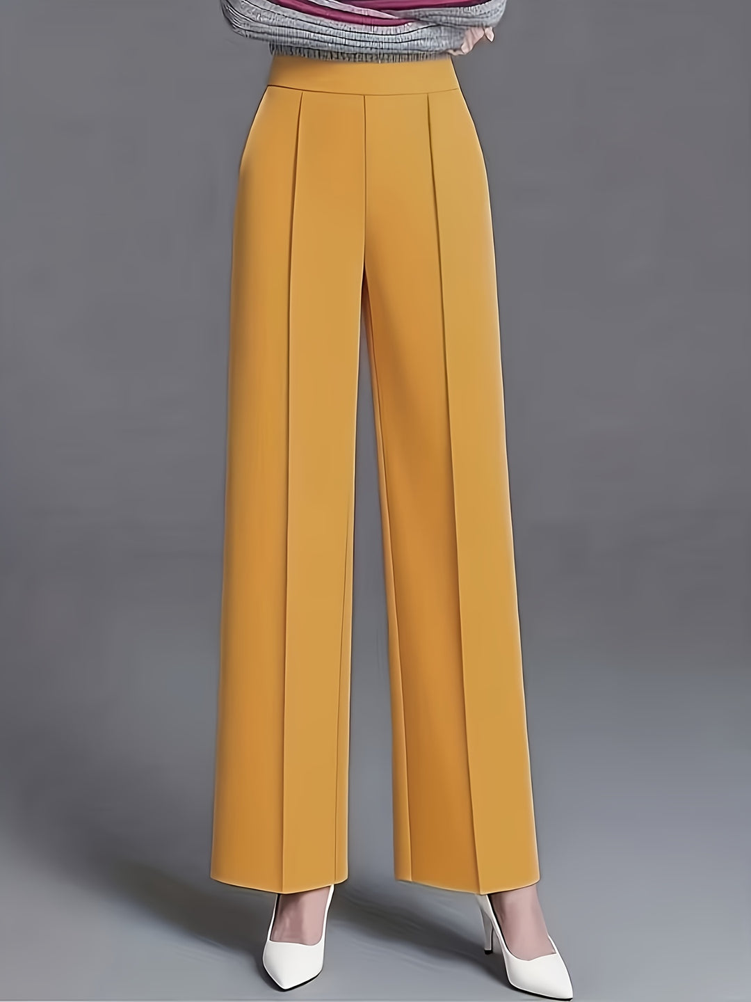 Odette | High-Waisted Wide-Leg Trousers