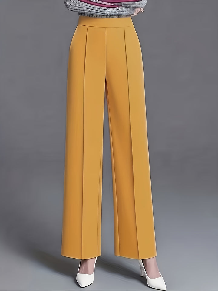 Odette | High-Waisted Wide-Leg Trousers