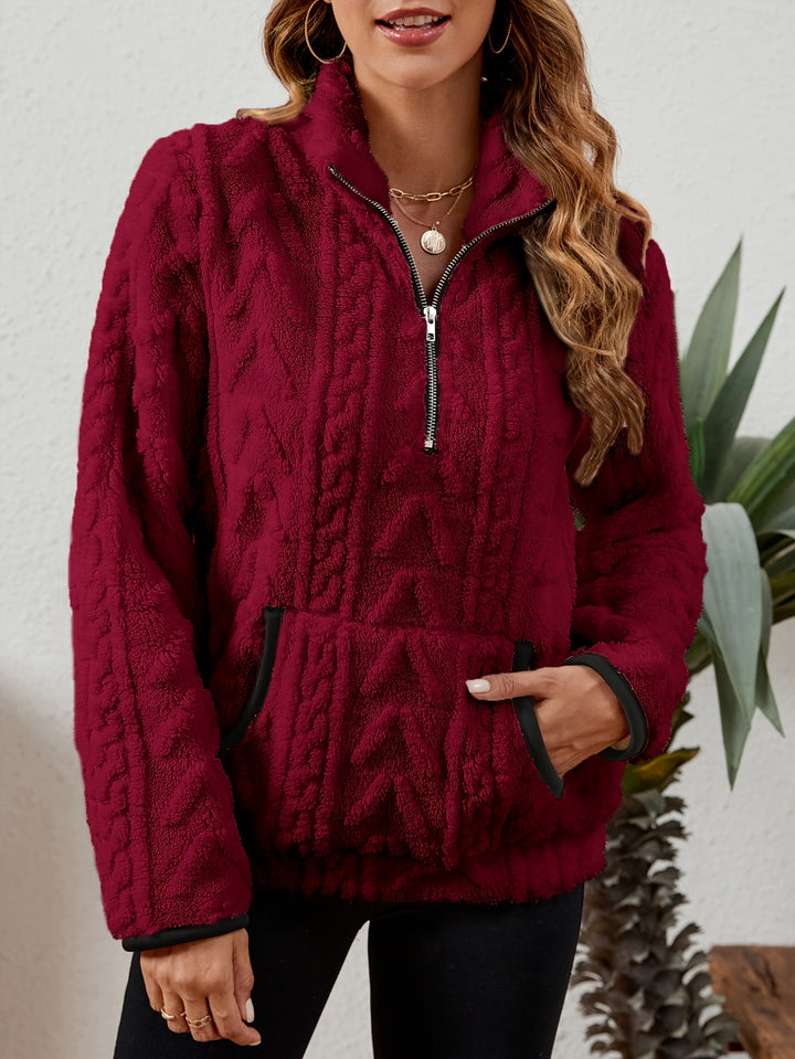 Delilah | Cozy Half-Zip Pullover