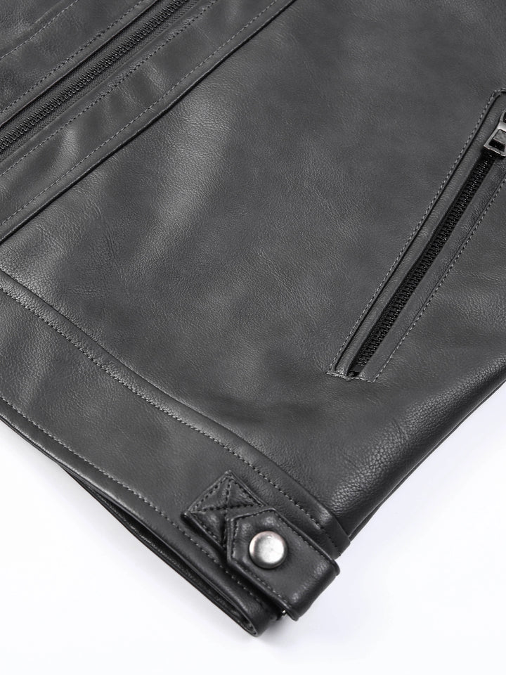 Ronan | Stand-Collar Biker Jacket