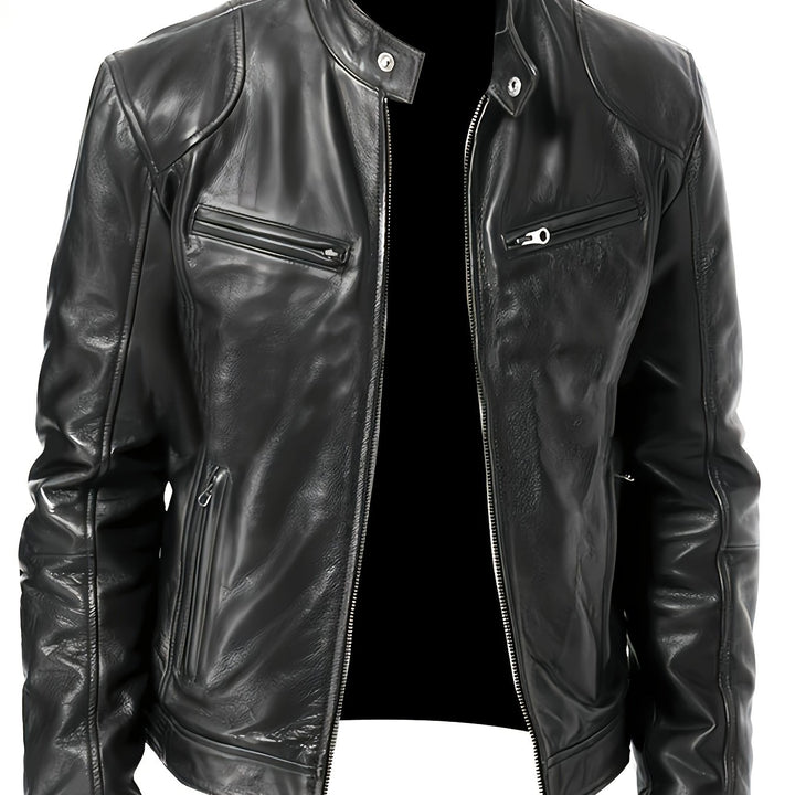 Bryson | Stand-Collar Moto Jacket