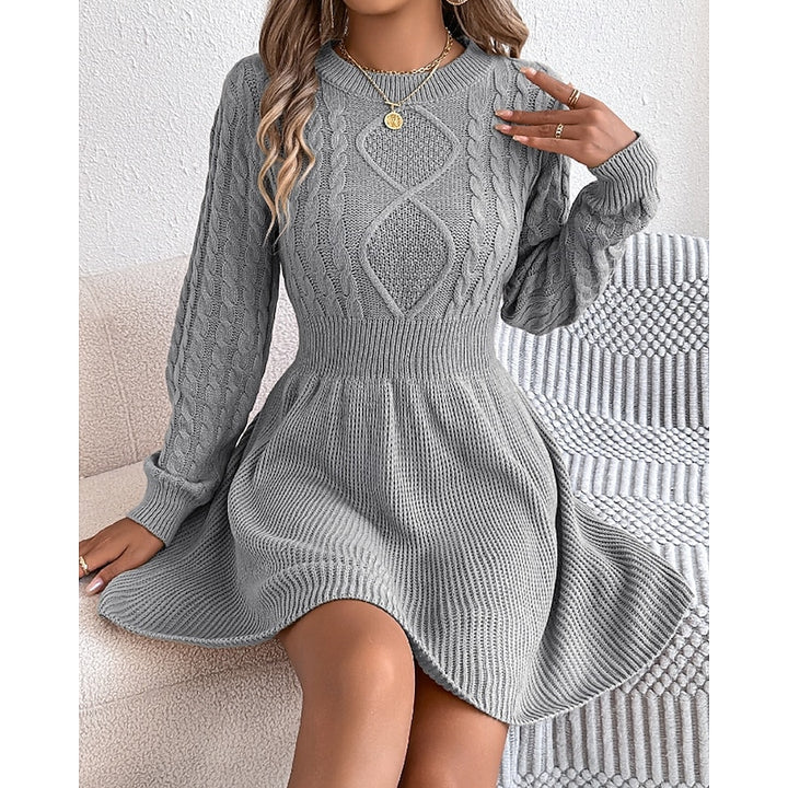 Whitney | Cable-Knit Sweater Dress