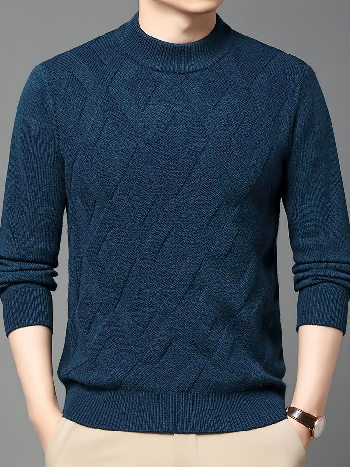 Ellis | Textured Mock-Neck Sweater