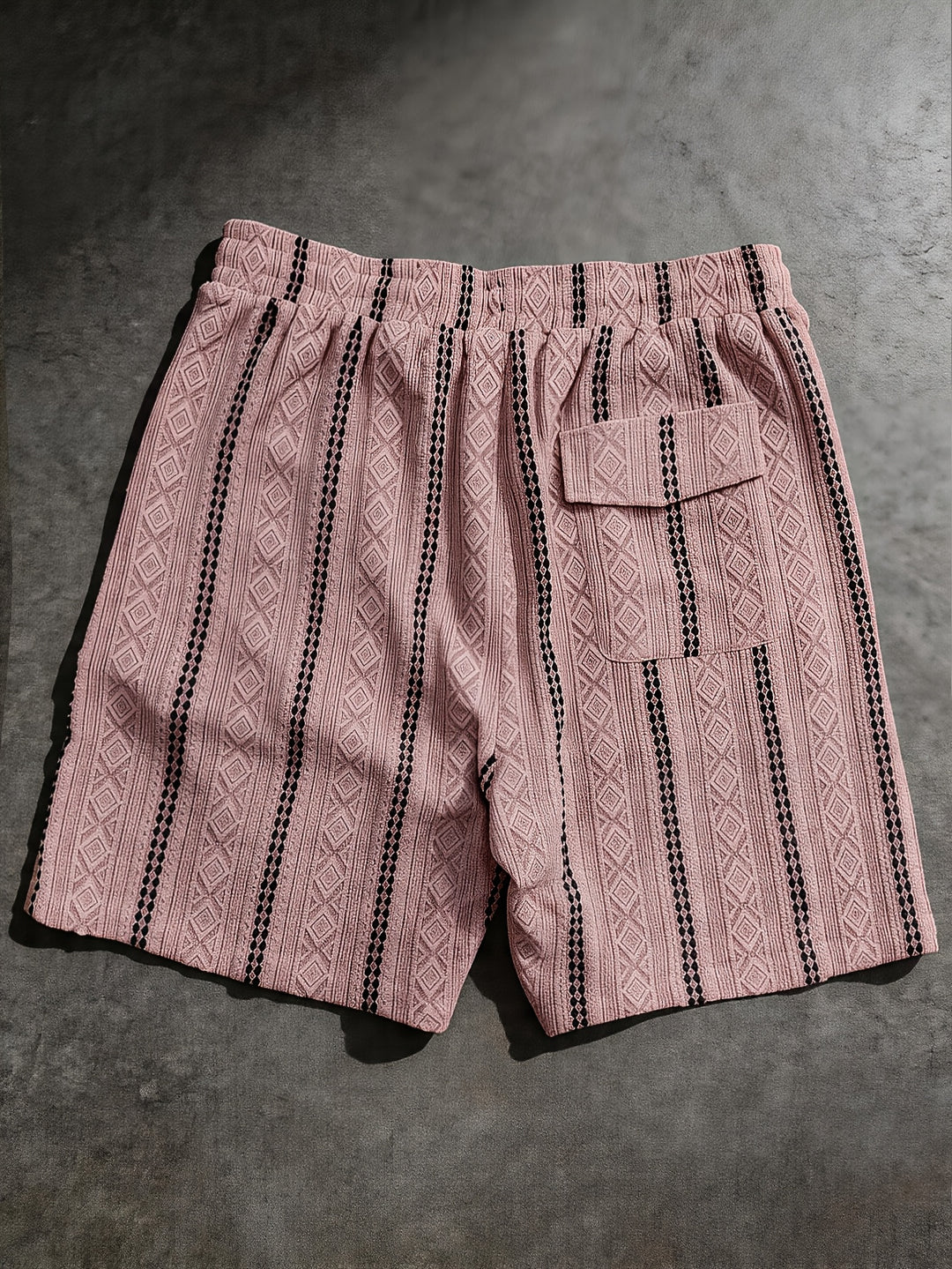 Nolan | Textured Drawstring Shorts