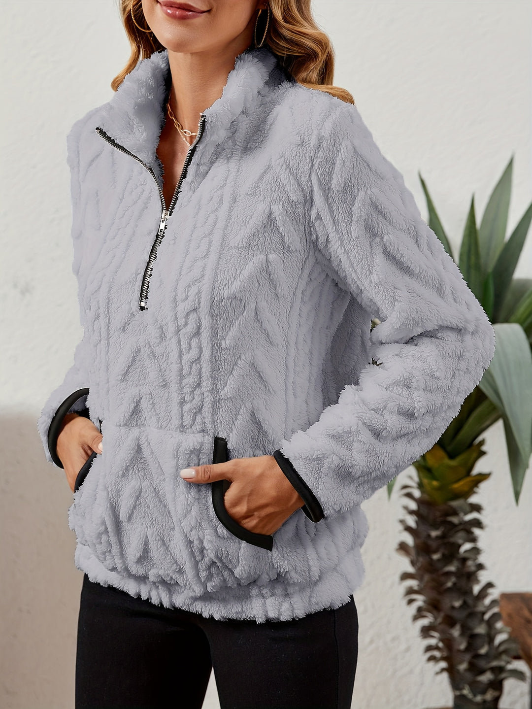 Delilah | Cozy Half-Zip Pullover