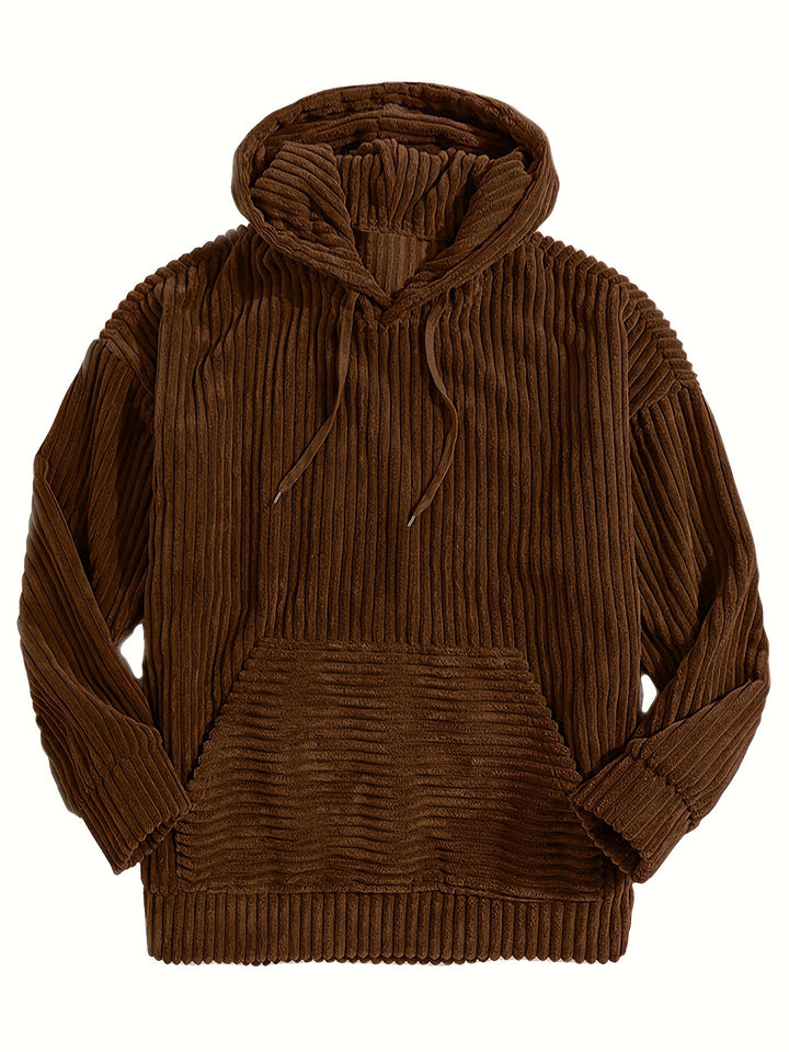 Sebastian | Ribbed Pullover Hoodie