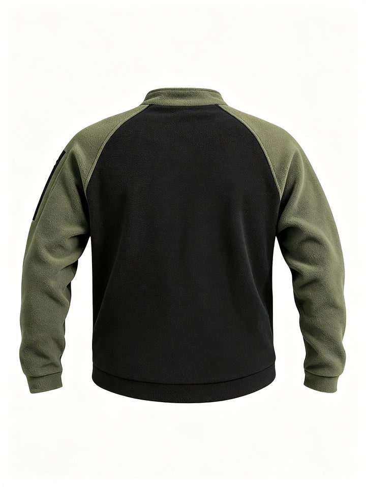 Nolan | Zip-Detail Mock-Neck Pullover