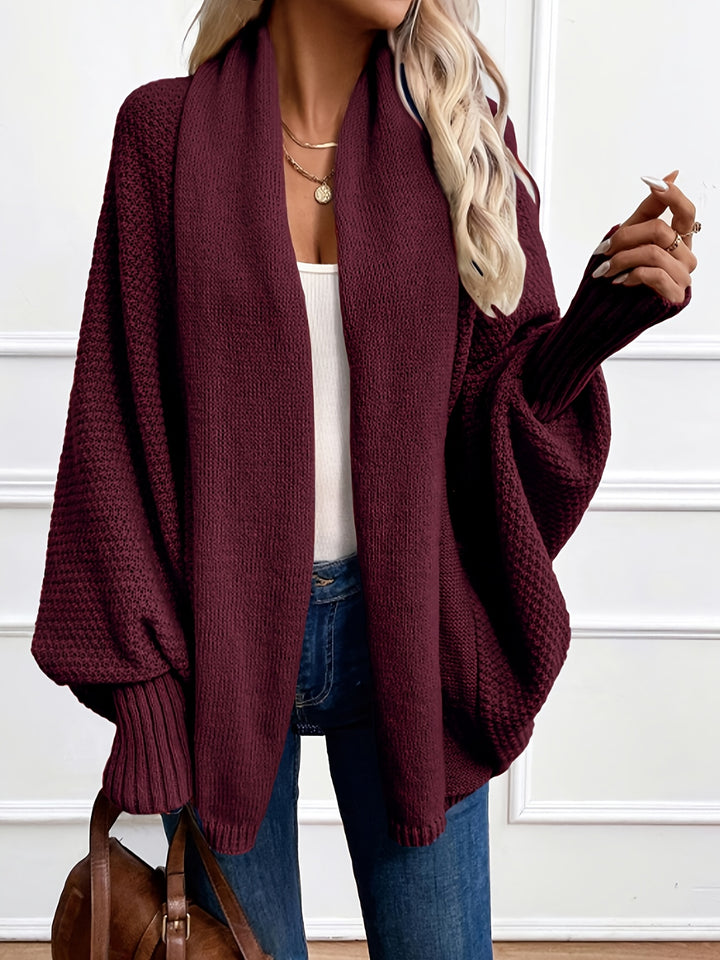 Clarissa | Draped Shawl-Collar Cardigan