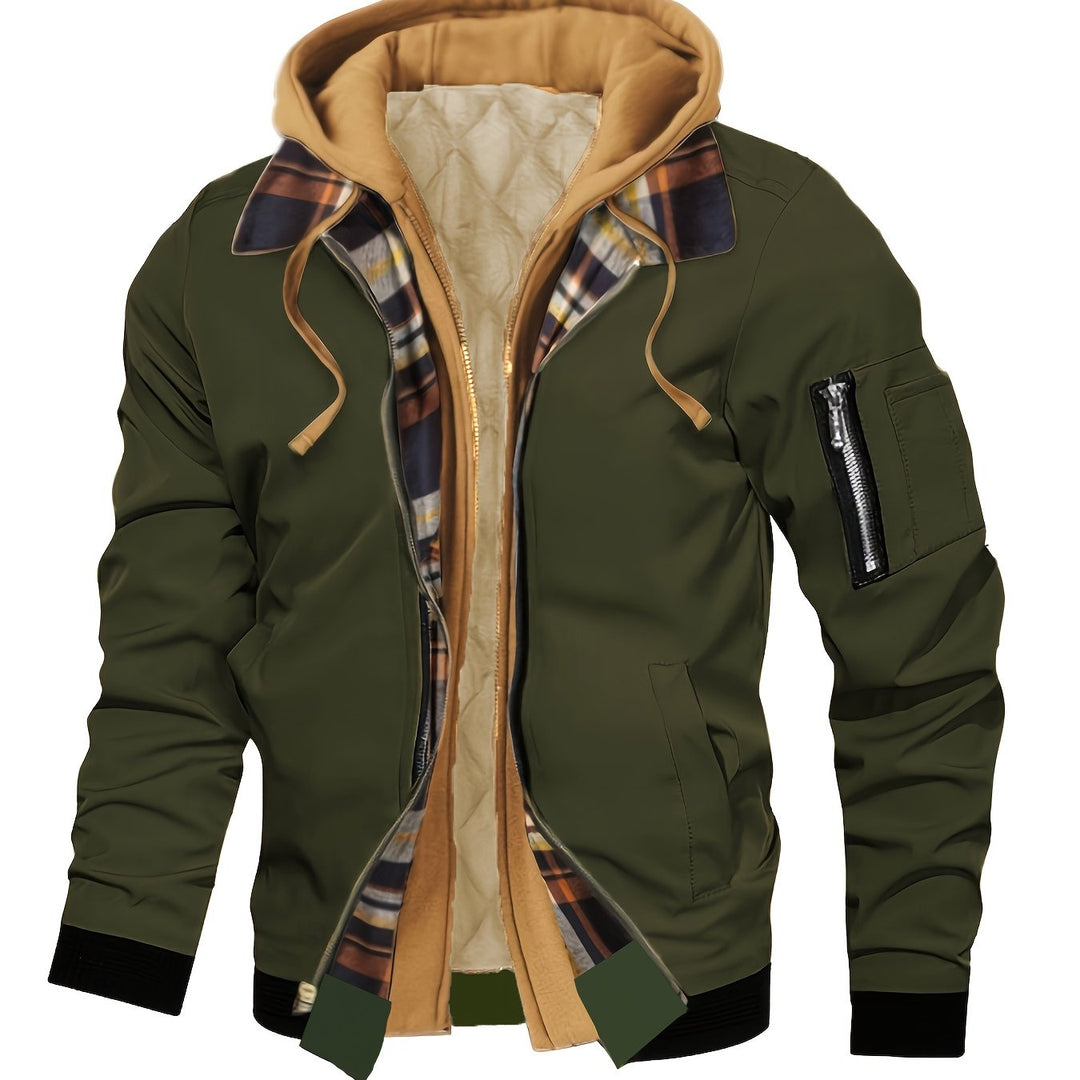 Bryson | Hooded Warm-Lined Zip Jacket