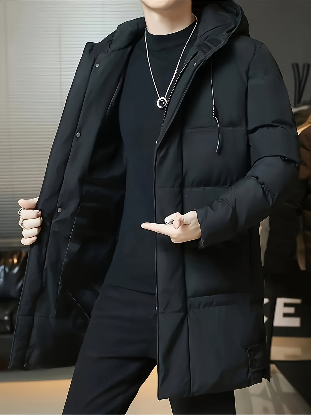 Donovan | Hooded Longline Puffer Coat