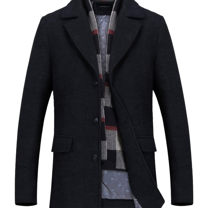Callum | Tailored Single-Breasted Overcoat