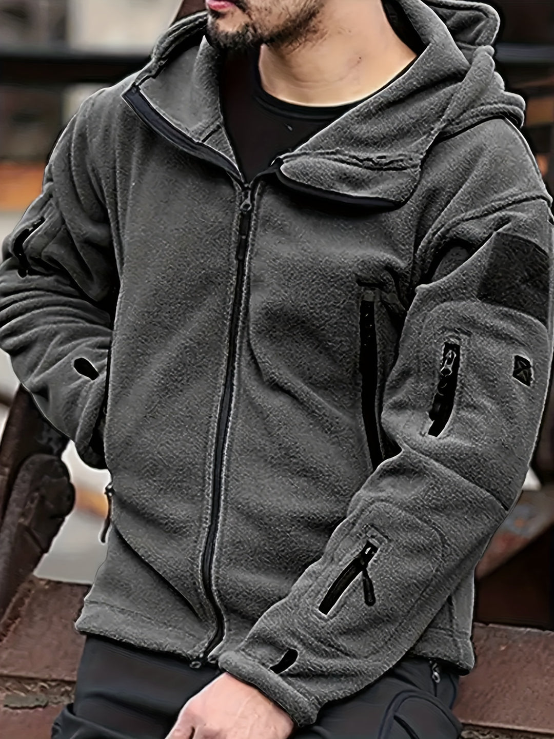 Rory | Rugged Hooded Zip Jacket